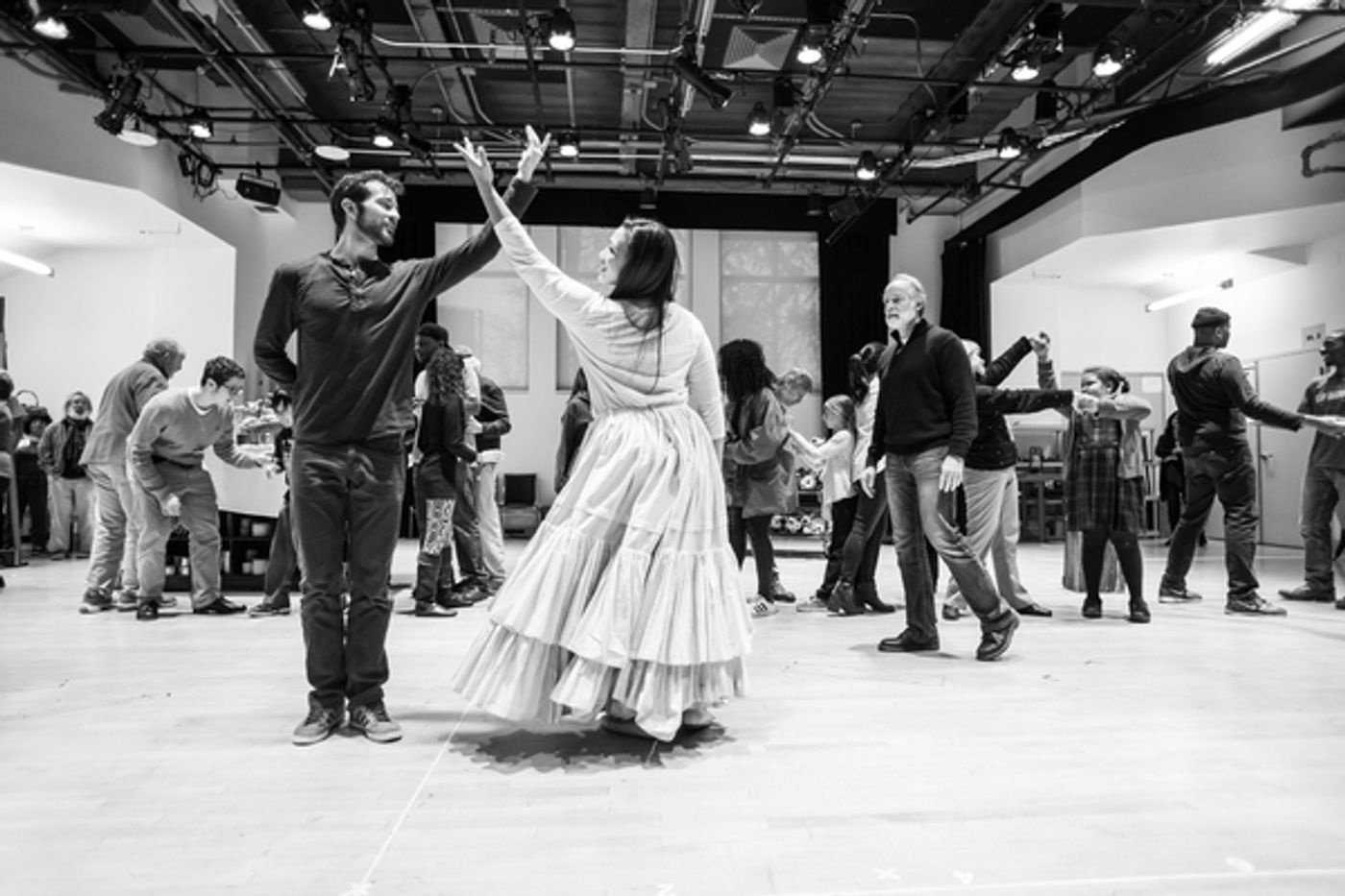 Photo Flash: In Rehearsal with Greg Wood and More for A CHRISTMAS CAROL at McCarter  Image