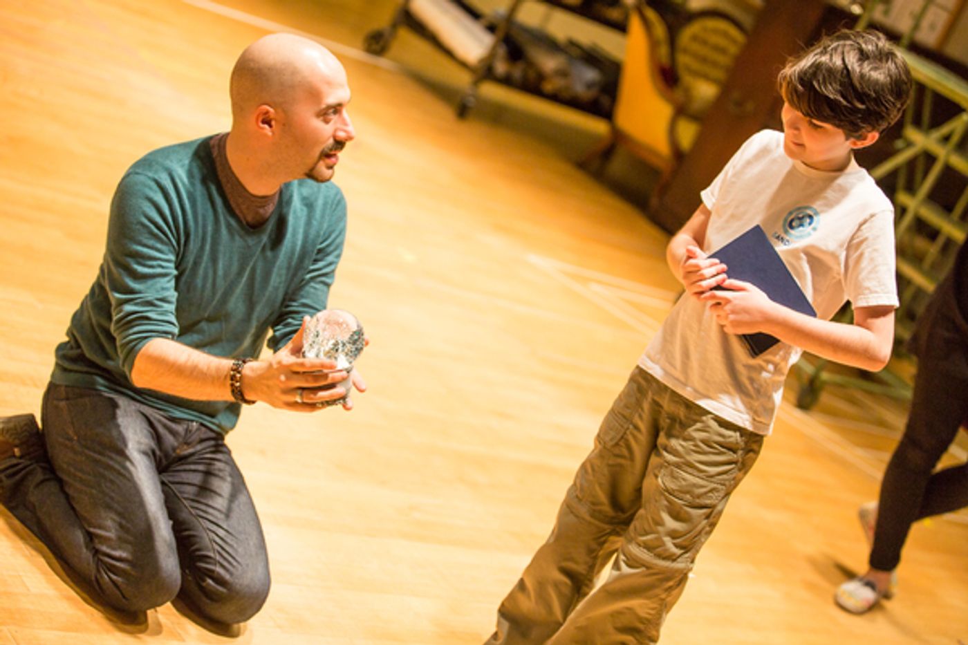 Photo Flash: In Rehearsal with Greg Wood and More for A CHRISTMAS CAROL at McCarter  Image