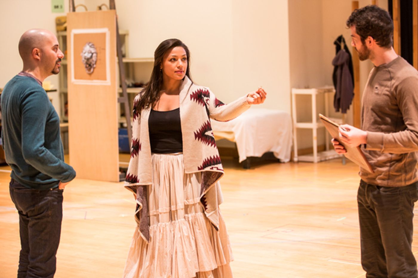 Photo Flash: In Rehearsal with Greg Wood and More for A CHRISTMAS CAROL at McCarter  Image