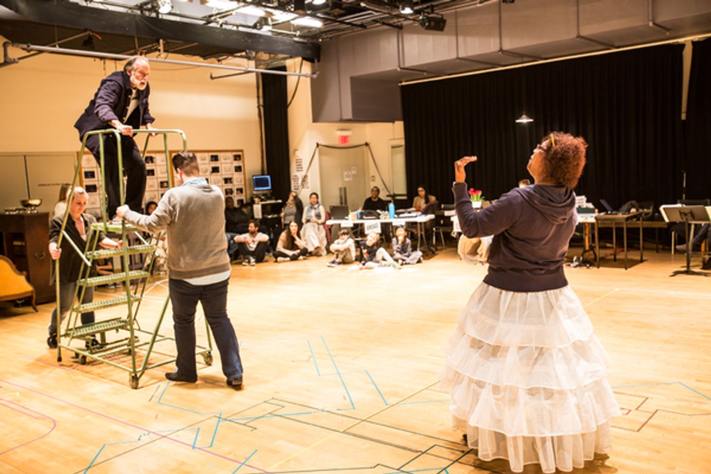 Photo Flash: In Rehearsal with Greg Wood and More for A CHRISTMAS CAROL at McCarter  Image
