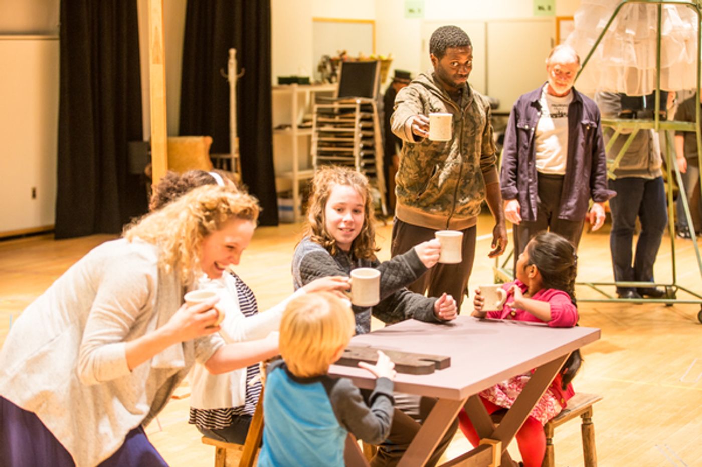 Photo Flash: In Rehearsal with Greg Wood and More for A CHRISTMAS CAROL at McCarter  Image