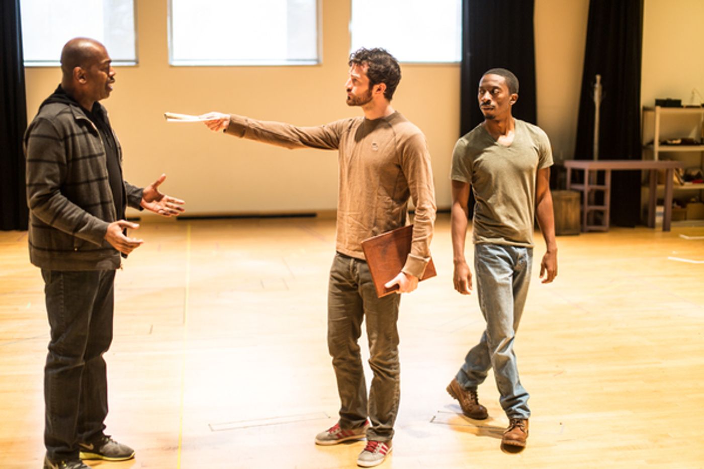 Photo Flash: In Rehearsal with Greg Wood and More for A CHRISTMAS CAROL at McCarter  Image