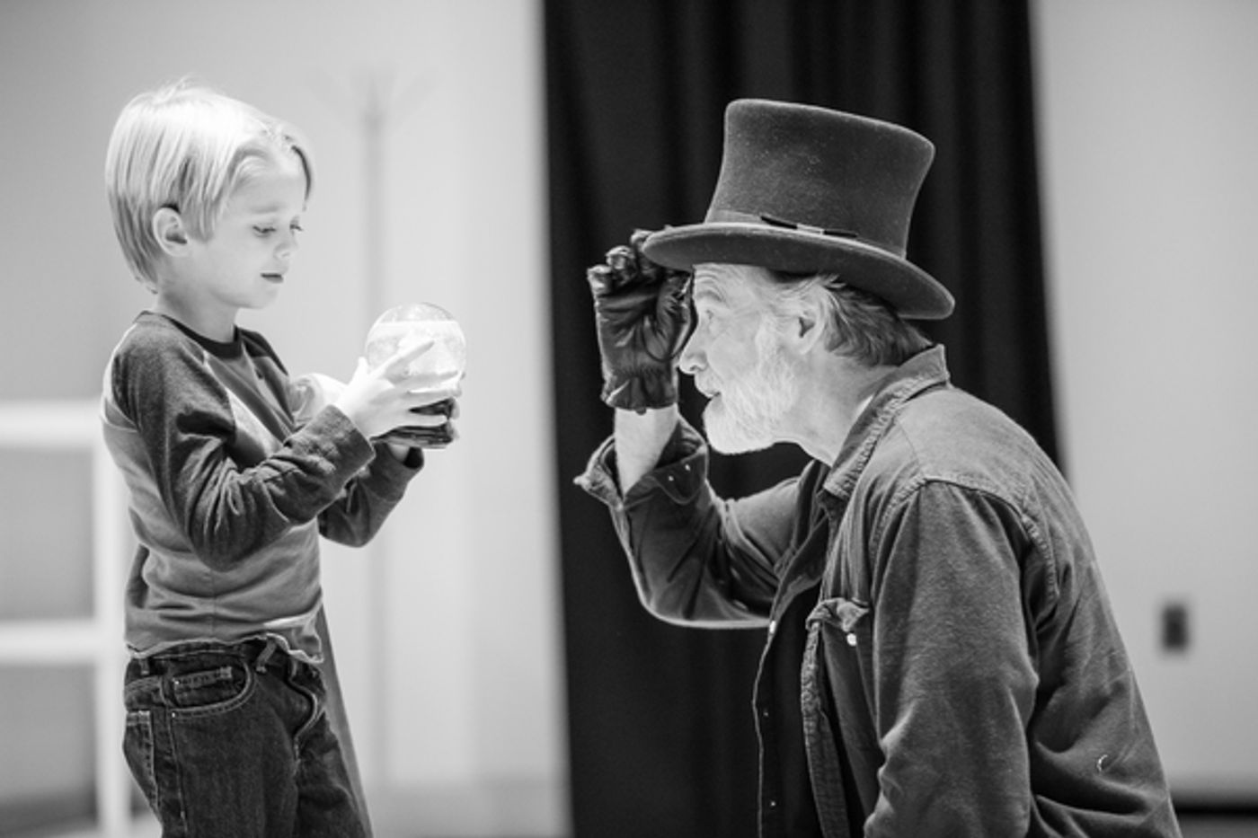 Photo Flash: In Rehearsal with Greg Wood and More for A CHRISTMAS CAROL at McCarter  Image