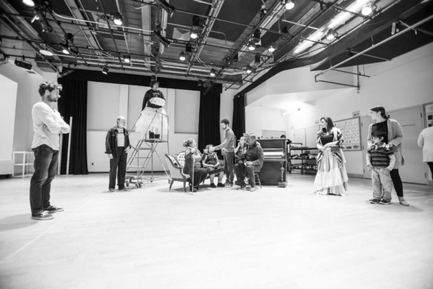 Photo Flash: In Rehearsal with Greg Wood and More for A CHRISTMAS CAROL at McCarter  Image