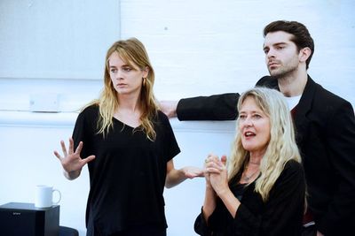 Cressida Bonas, Linnie Reedman, and Ludovic Hughes Photo