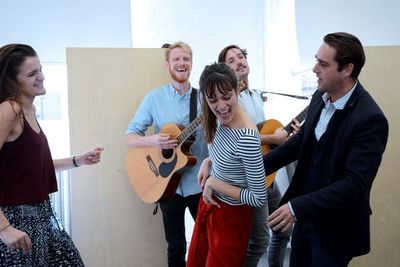 Lauren Chinery, Paul Tonkin, Ellen Francis, Morgan Val Baker, and Bradley Clarkson Photo