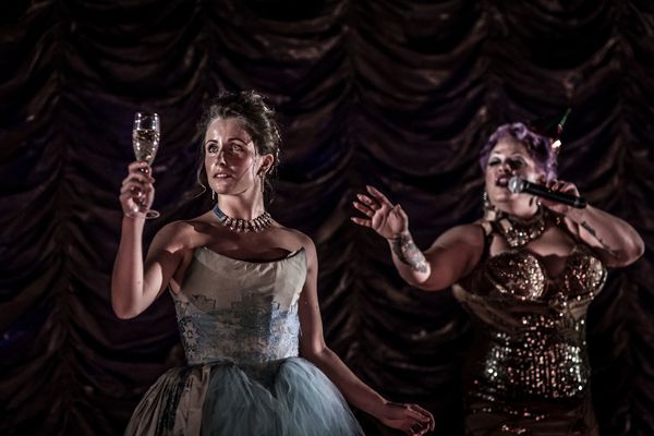 Allison Ulrich as Marie-Claire, Shelly Watson as Madame Drosselmeyer Photo