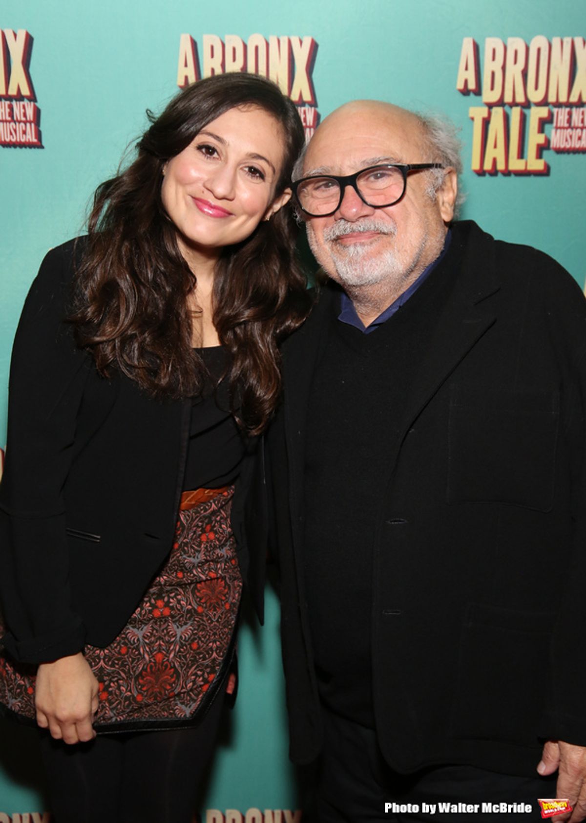 Lucy DeVito and Danny DeVito at 