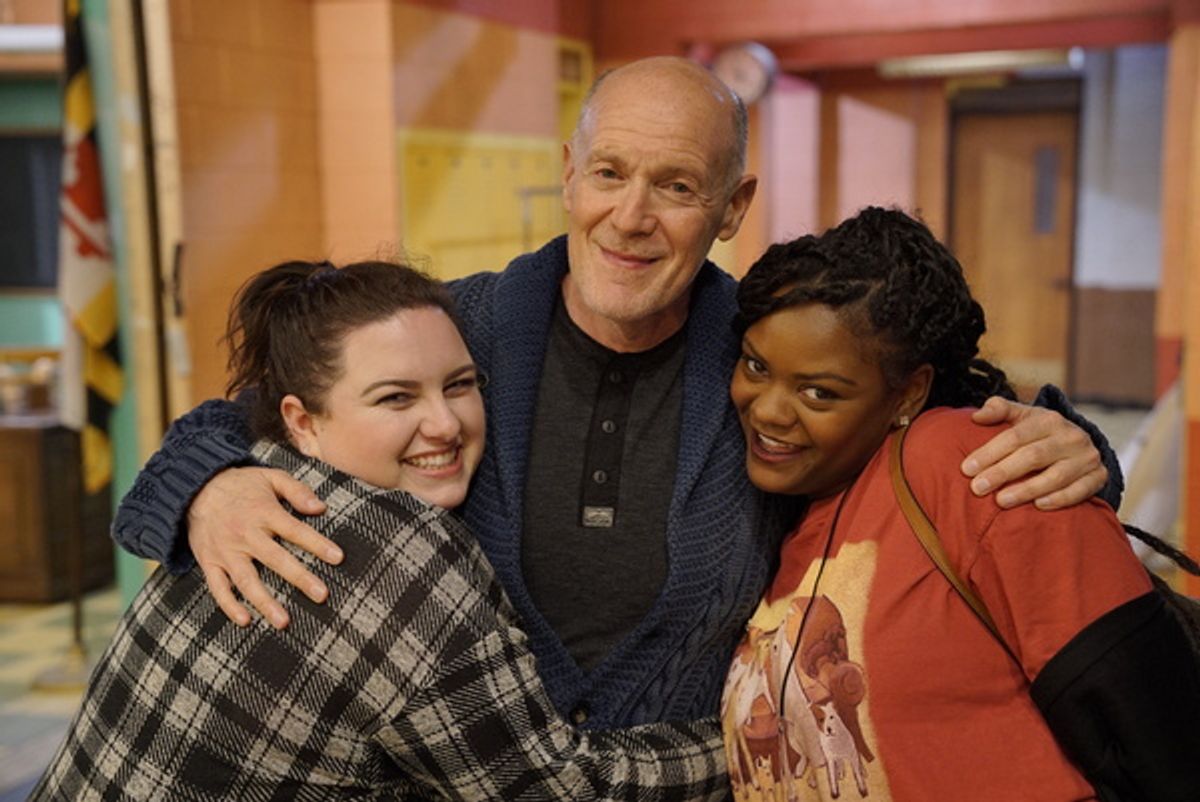 Maddie Baillio, Neil Meron and Shanice Williams at 