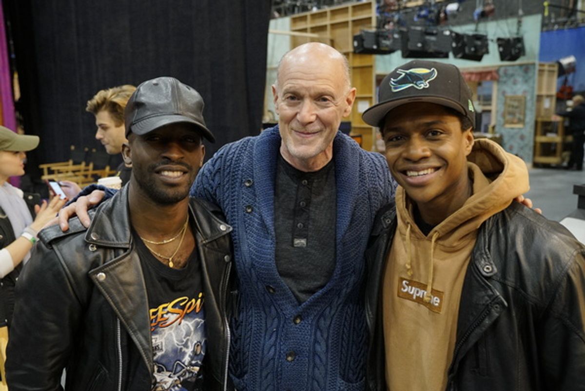 Elijah Kelley, Neil Meron and Ephraim Sykes at 