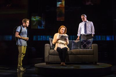 Ben Platt, Jennifer Laura Thompson, and Michael Park Photo