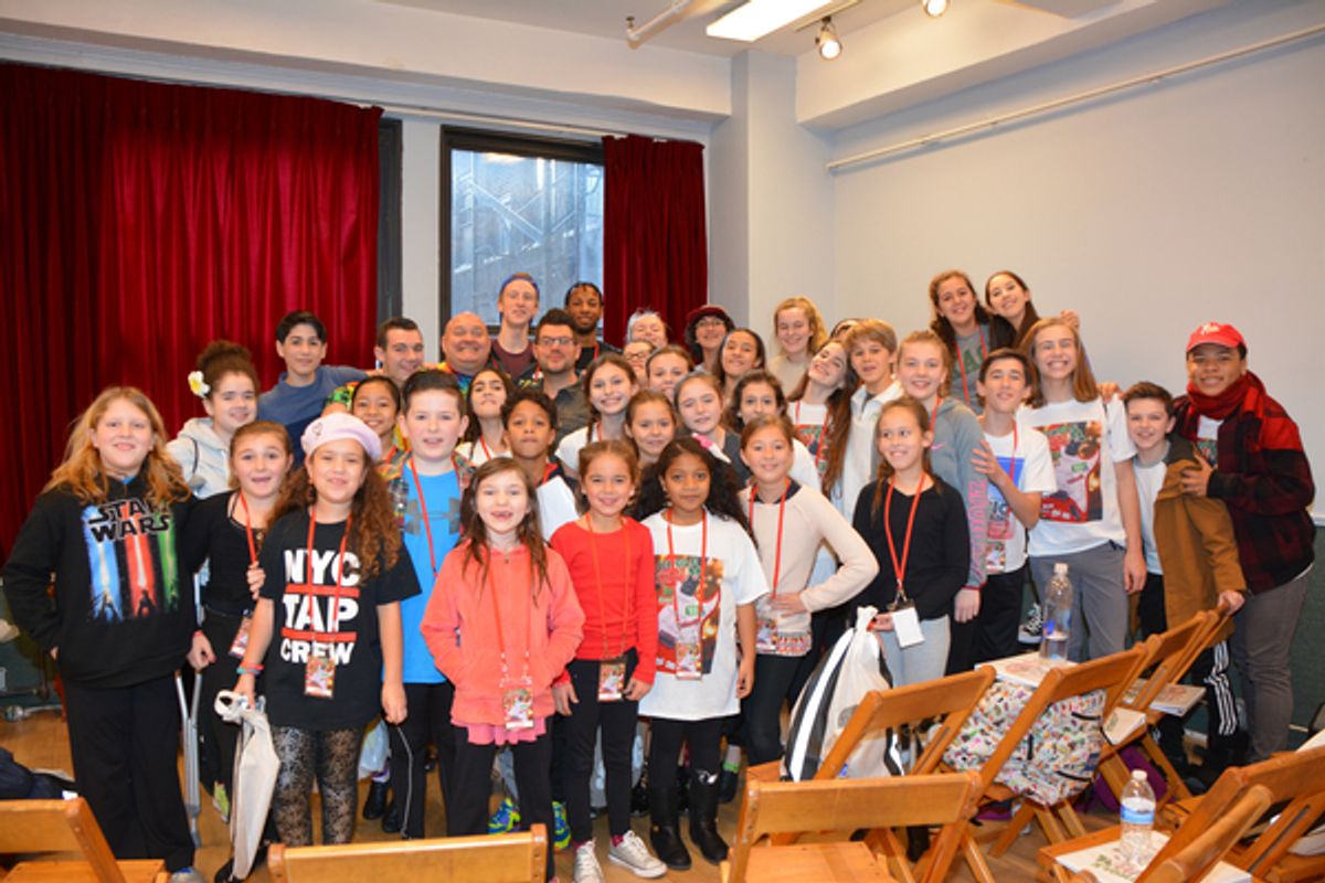 Thommie Retter, Sonny Paladino and the cast at 