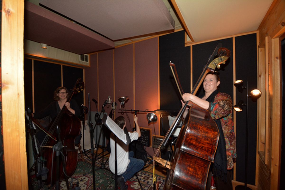 Melissa Slocum (Bass) and Lisa Stokes (Bass) at 