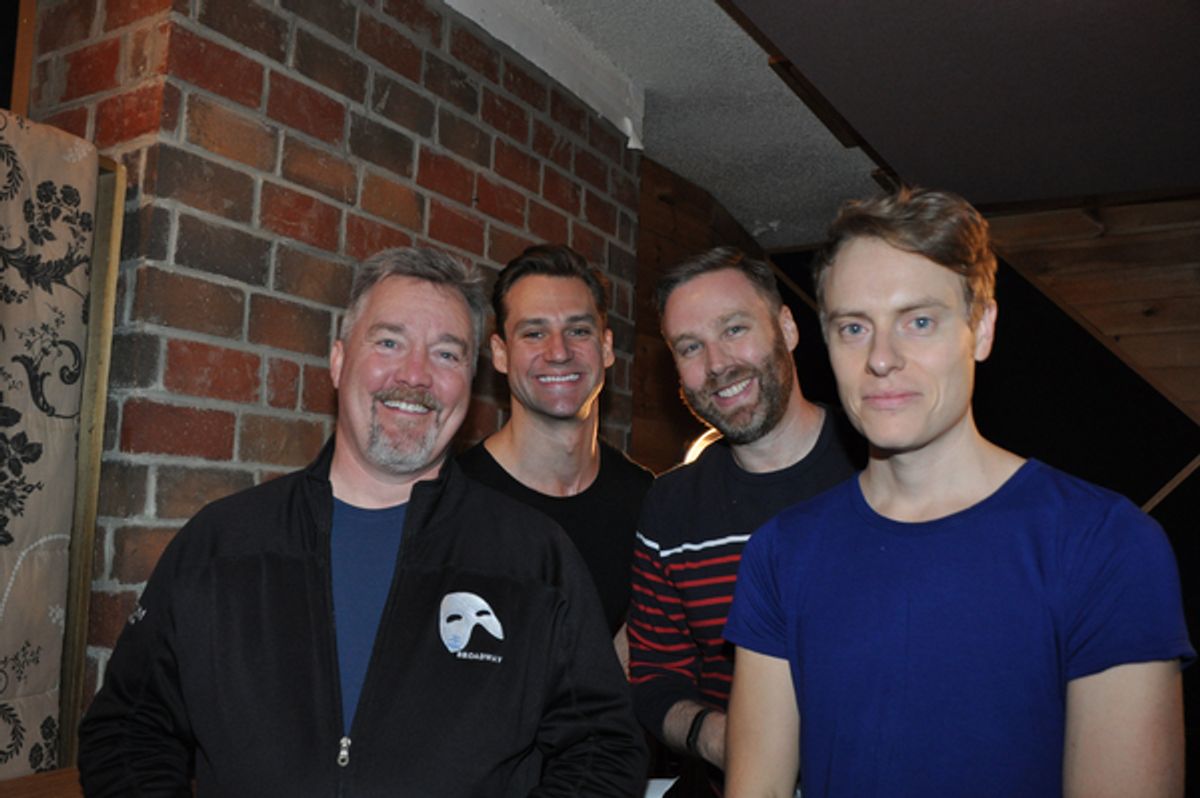 Duane McDevitt, Nicholas Cunningham, Steve Greer and Carrington Vilmont at 