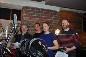 Duane McDevitt, Nicholas Cunningham, Carrington Vilmont and Steve Greer @ BroadwayWorld Duane McDevitt, Nicholas Cunningham, Carrington Vilmont and Steve Greer Photo