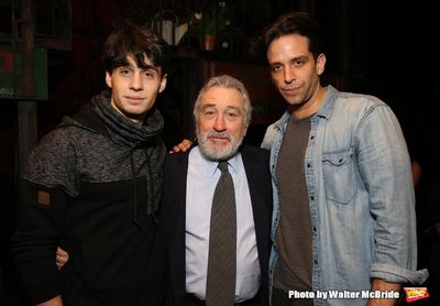 Bobby Conte Thornton, Robert De Niro and Nick Cordero Photo