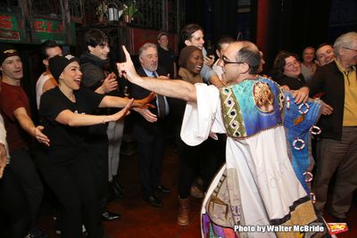 Jonathan Brody with Bobby Conte Thornton, Robert De Niro, Nick Cordero and cast  Photo