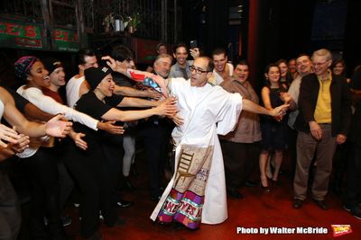 Jonathan Brody with Bobby Conte Thornton, Robert De Niro, Nick Cordero and cast  Photo