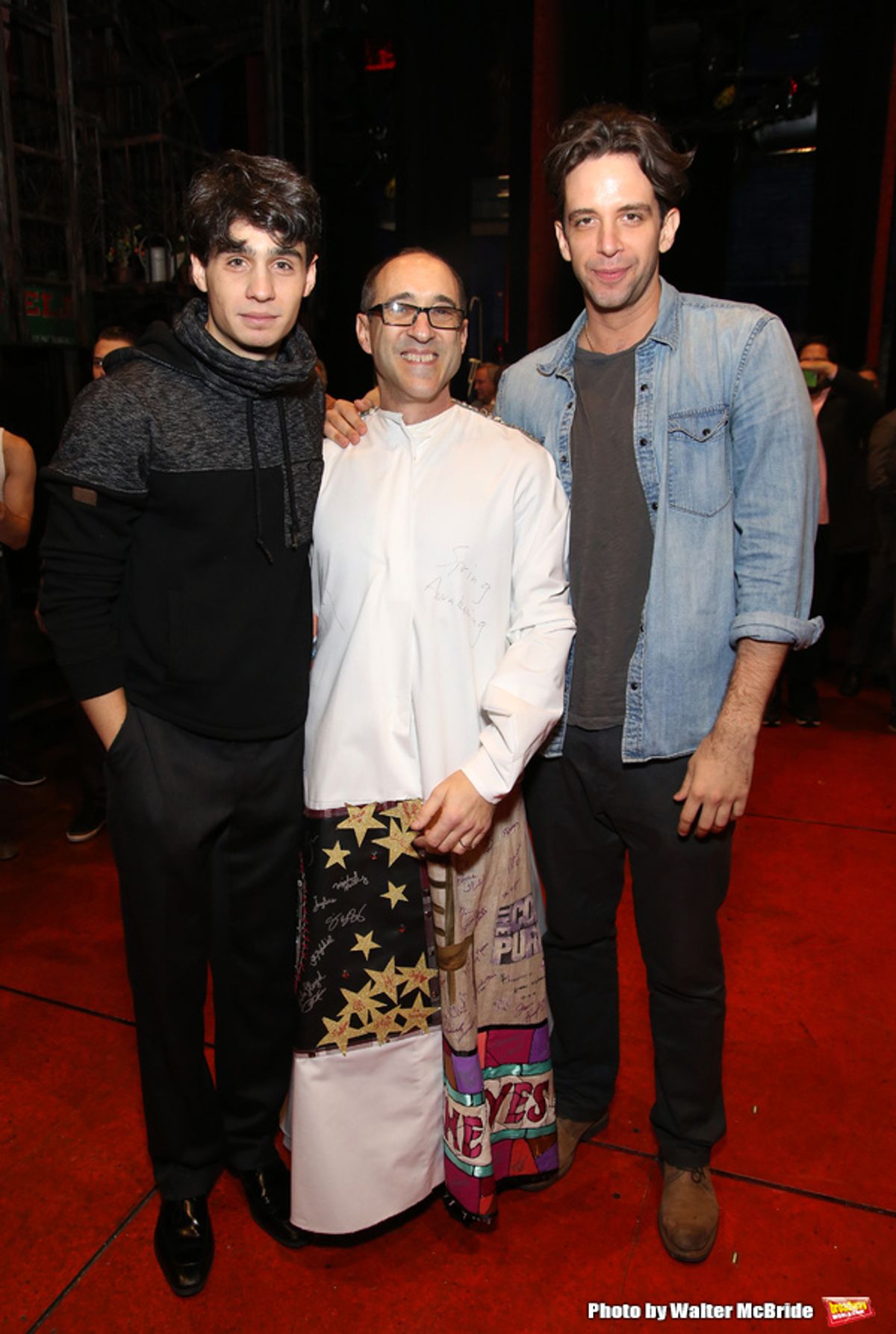 Bobby Conte Thornton, Jonathan Brody and Nick Cordero  at 