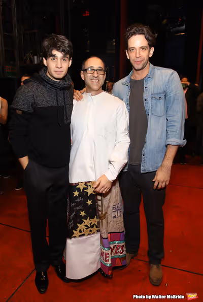 Bobby Conte Thornton, Jonathan Brody and Nick Cordero  Photo