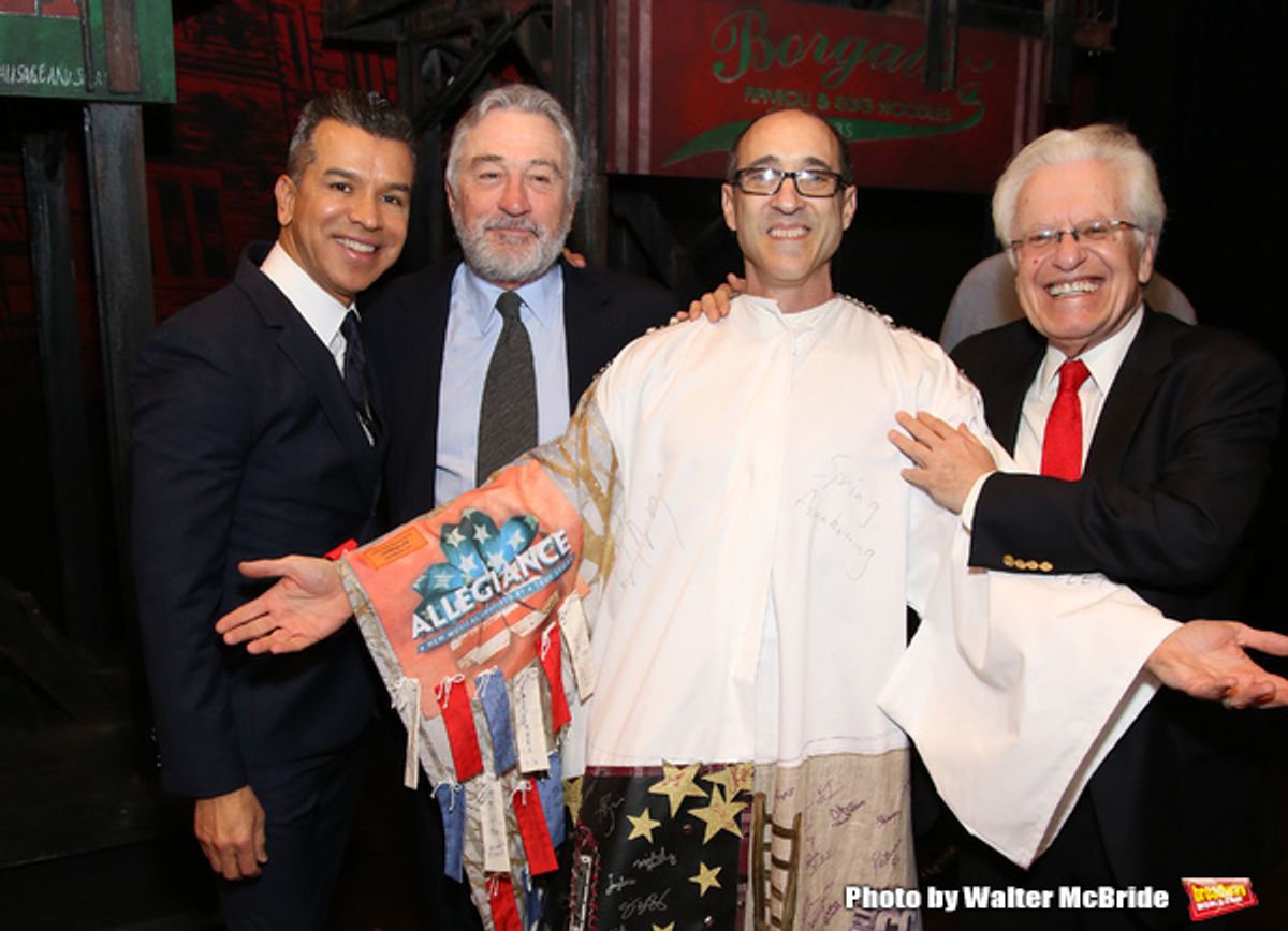 Sergipo Trujillo, Robert De Niro, Jonathan Brody and Jerry Zaks  at 