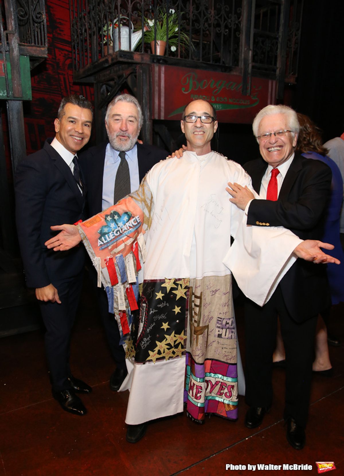  Sergipo Trujillo, Robert De Niro, Jonathan Brody and Jerry Zaks  at 