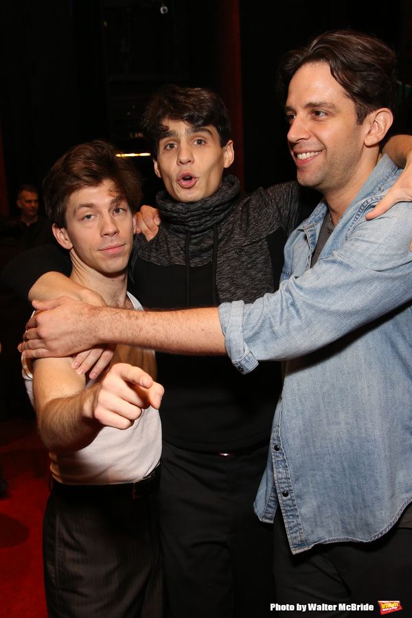 Keith White, Bobby Conte Thornton and Nick Cordero Photo