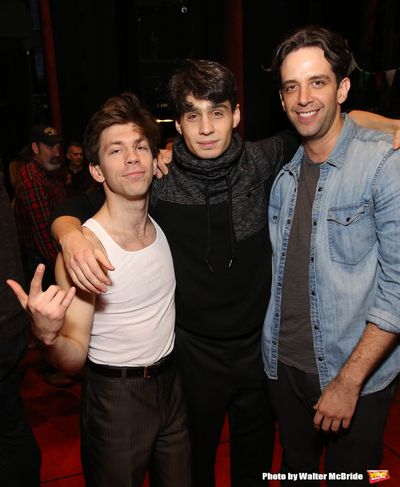 Keith White, Bobby Conte Thornton and Nick Cordero Photo