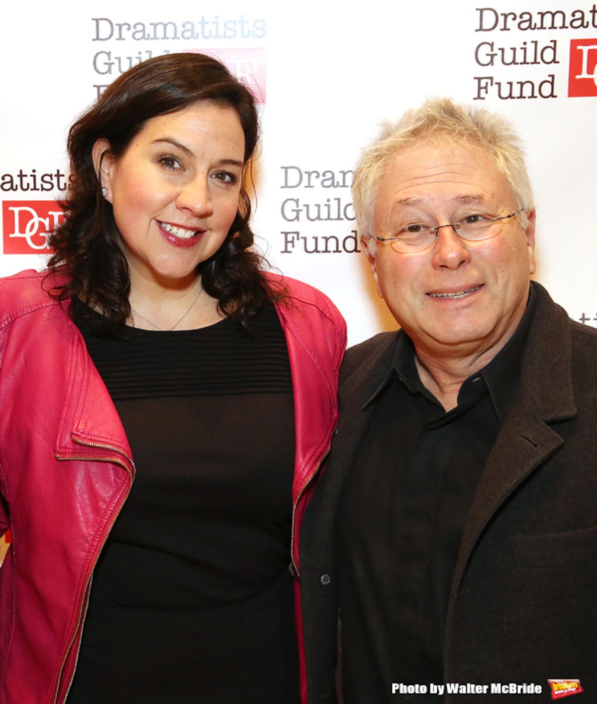 Kristen Anderson-Lopez and Alan Menken  at 