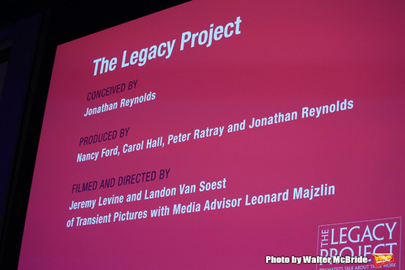 Photo Coverage: Dramatists Guild Fund Presentation of THE LEGACY PROJECT VOLUME III  Image