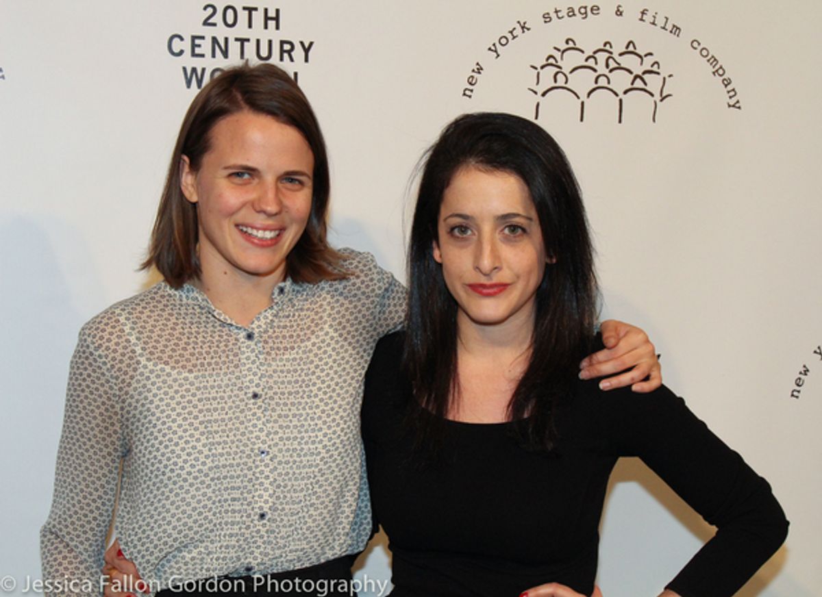 Sarah DeLappe and Lila Neugebauer at 