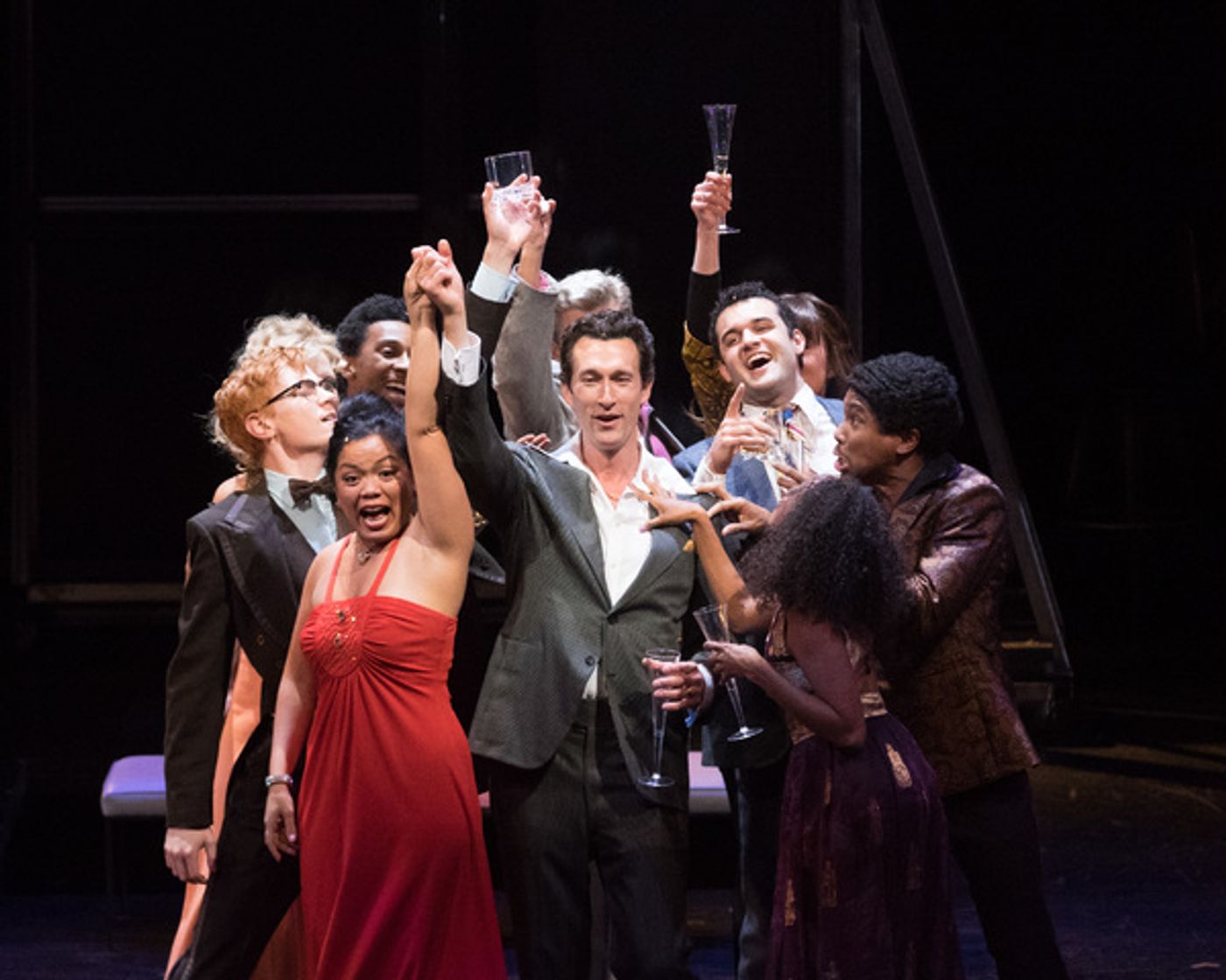 Photo Exclusive: Wayne Brady, Whitney Bashor, Saycon Sengbloh and More in MERRILY WE ROLL ALONG at the Wallis  Image