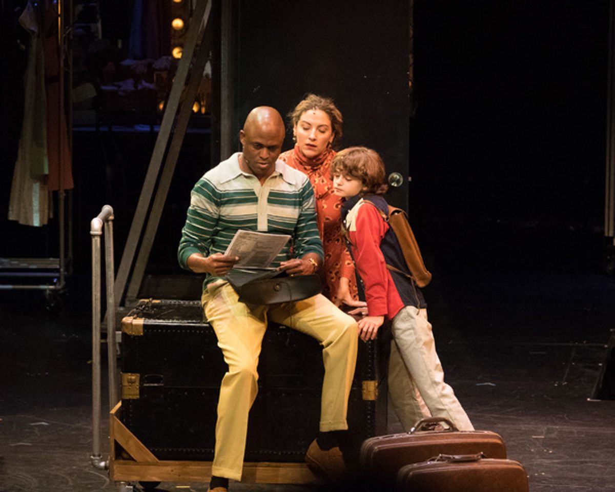 Wayne Brady, Donna Vivino, and Maximus Brandon Verso  at 