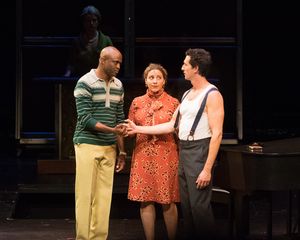 Wayne Brady, Donna Vivino, and Aaron Lazar Photo