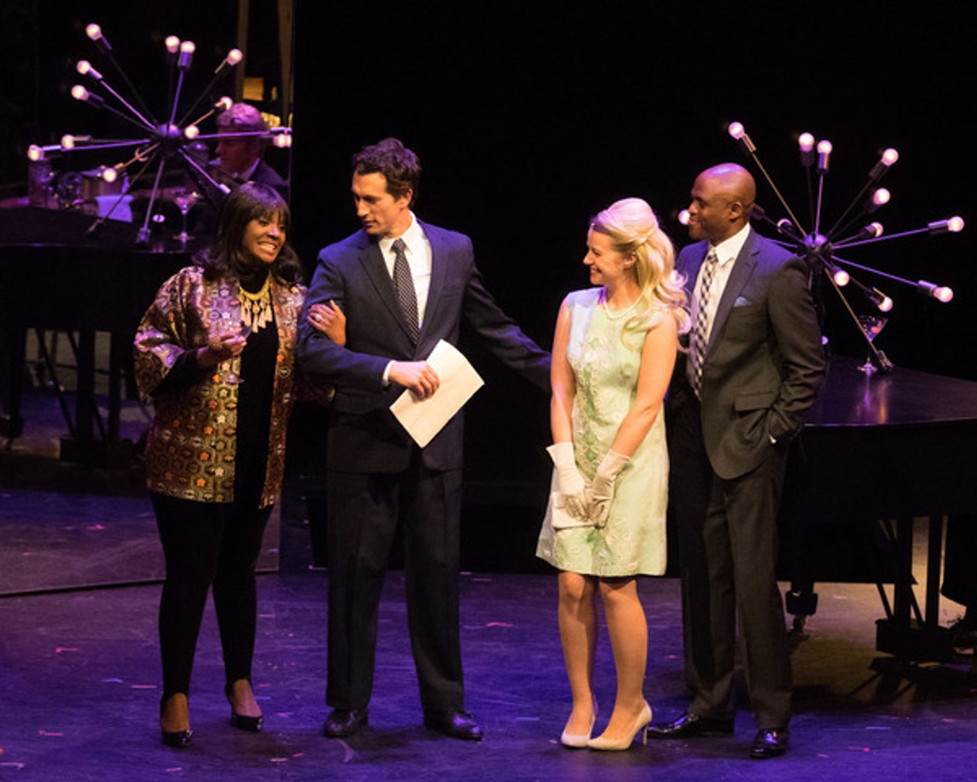 Photo Exclusive: Wayne Brady, Whitney Bashor, Saycon Sengbloh and More in MERRILY WE ROLL ALONG at the Wallis  Image