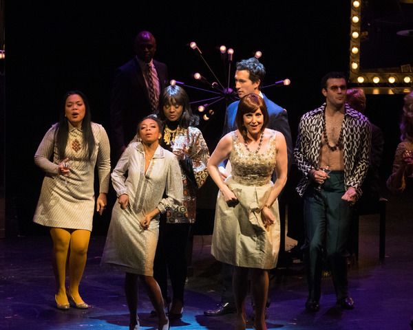 Melody Butiu, Rachael Ferrera, Saycon Sengbloh, Laura Dickinson, Aaron Lazar, and Tra Photo