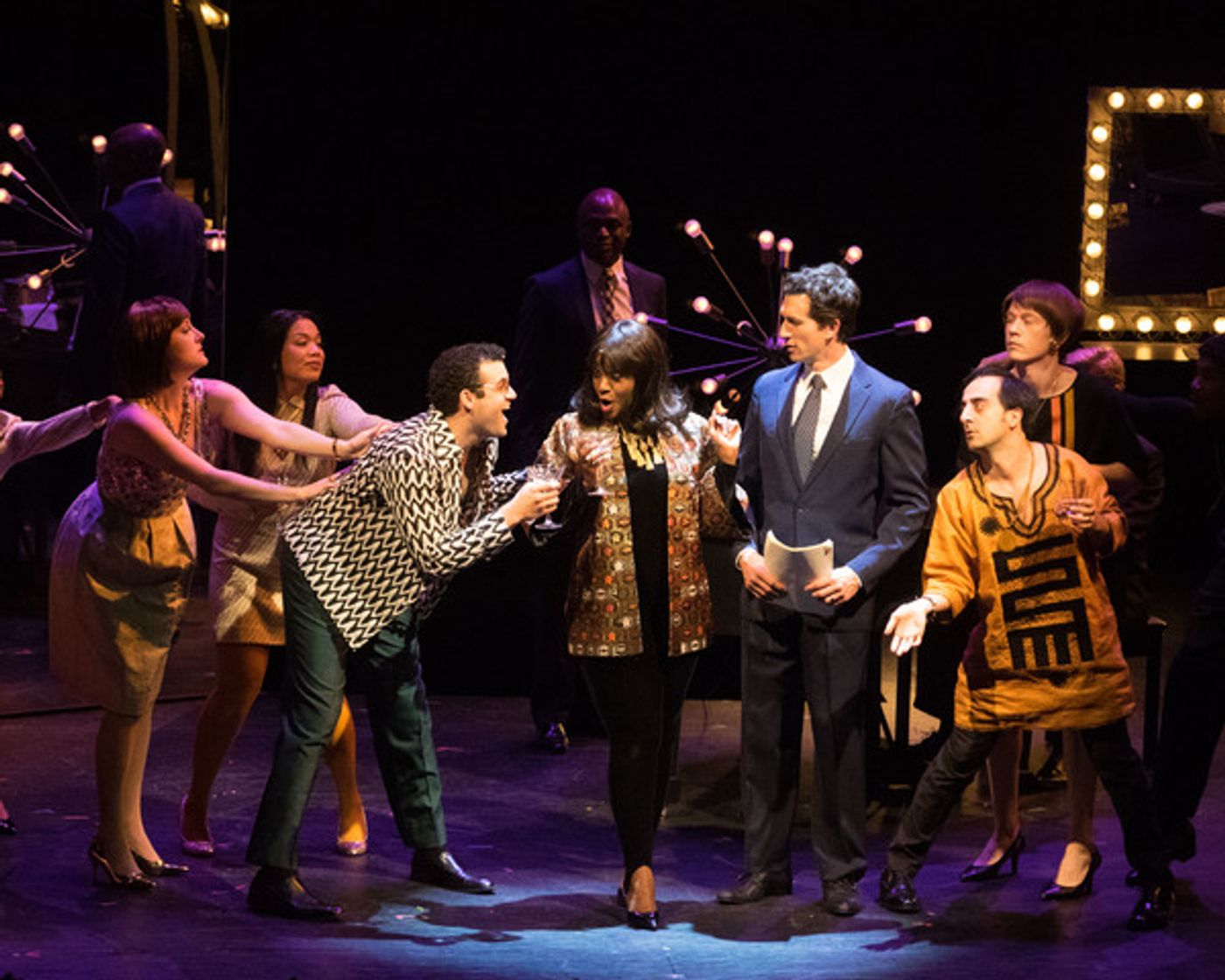 Photo Exclusive: Wayne Brady, Whitney Bashor, Saycon Sengbloh and More in MERRILY WE ROLL ALONG at the Wallis  Image