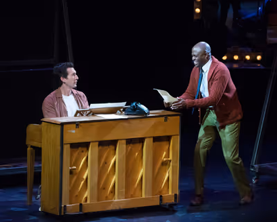Aaron Lazar and Wayne Brady Photo