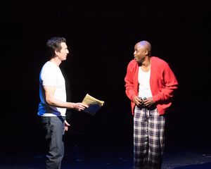 Aaron Lazar and Wayne Brady Photo