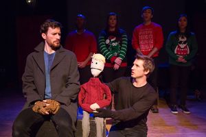 Foreground: Kyle Schaefer and Nick Abeel | Background: Richard Sears, Sarah Godwin, Evan Maltby and Michelle Vo @ BroadwayWorld Foreground: Kyle Schaefer and Nick Abeel | Background: Richard Sears, Sarah Godwin, E Photo