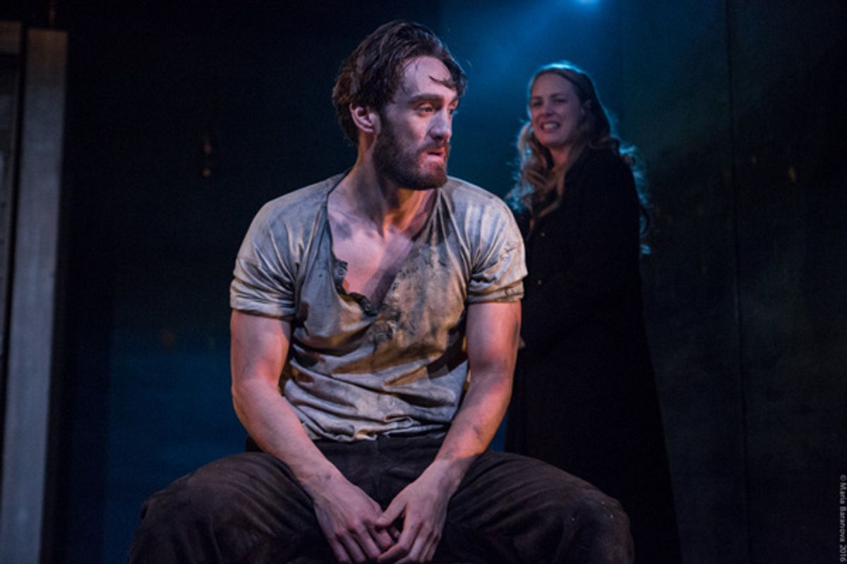 L to R: Ben Chase and Therese Plaehn in ANNA CHRISTIE, directed by Peter Richards. Photo by Maria Baranova. at 