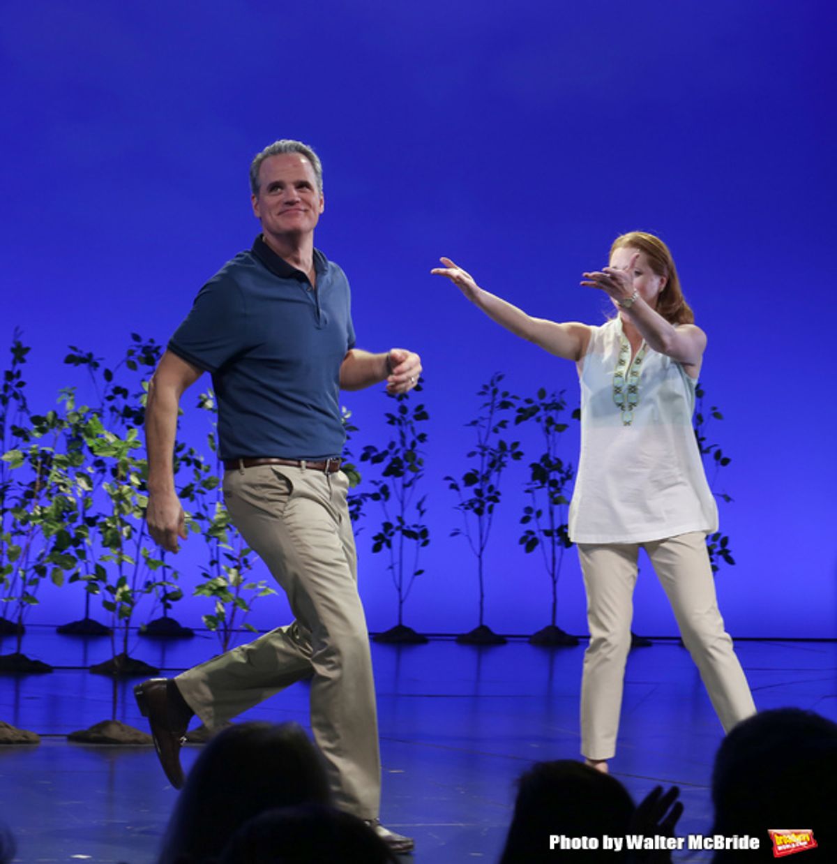 Michael Park and Laura Dreyfuss at 