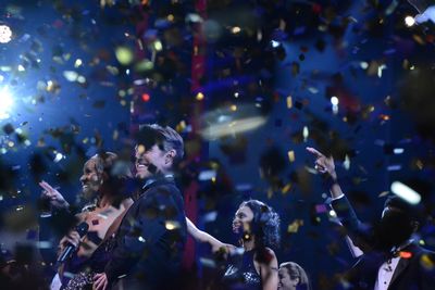 Deborah Cox, Judson Mills and Jasmin Richardson Photo