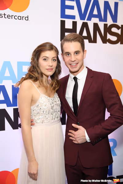 Laura Dreyfuss and Ben Platt  Photo