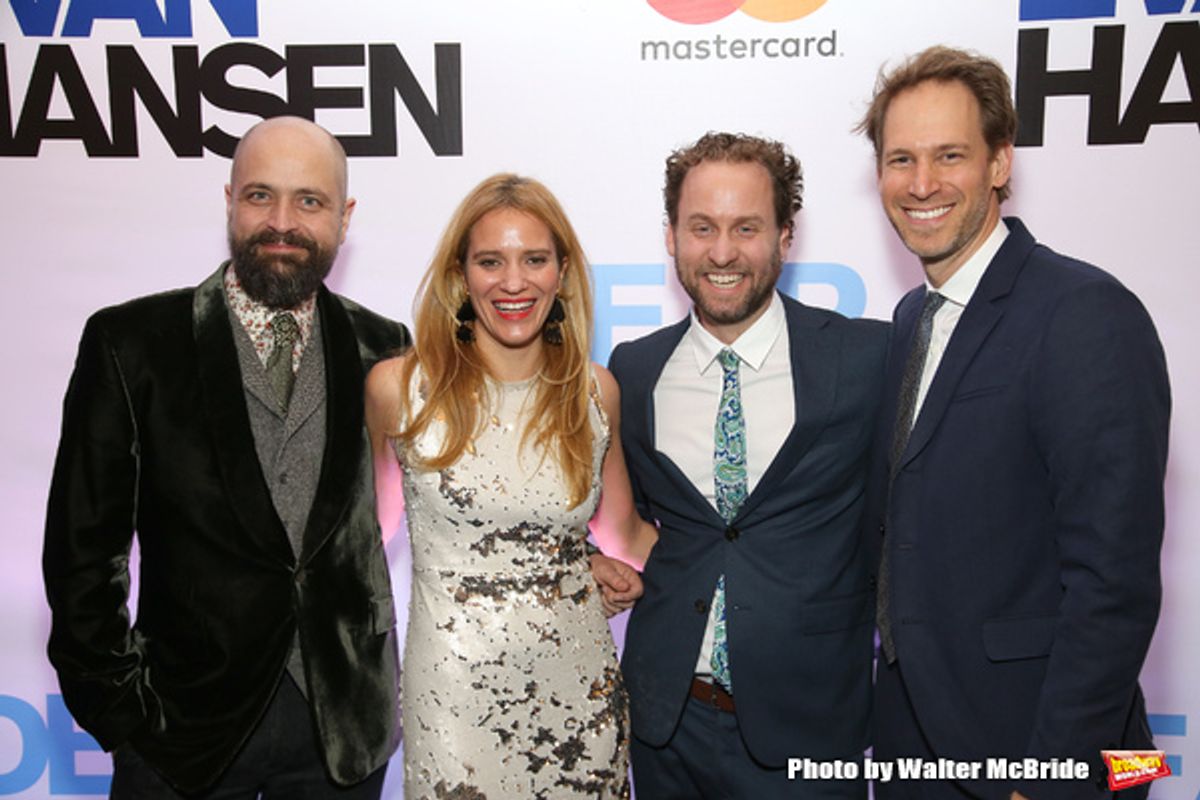 Peter Nigrini, Emily Rebholz,Japhy Weideman and David Korins  at 