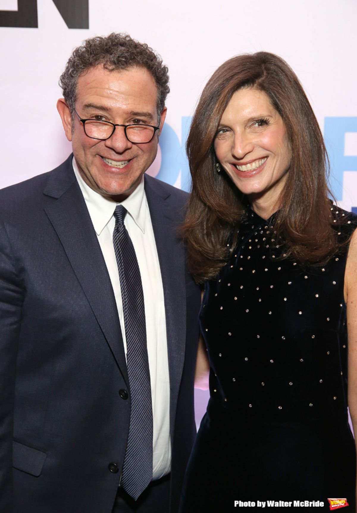 Michael Greif and Stacey Mindich at 
