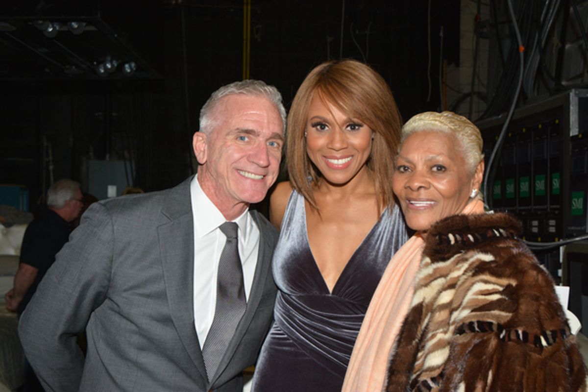 Mark S. Hoebee, Deborah Cox and Dionne Warwick at 