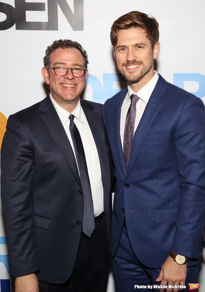 Michael Greif and Aaron Tveit  Photo