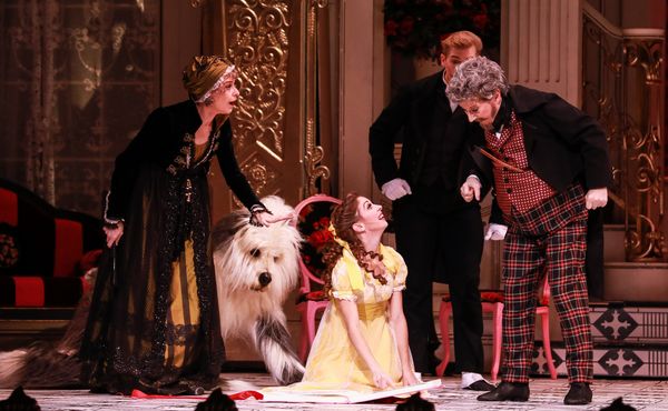 Melody Mennite as Clara and the cast of The Nutcracker Photo