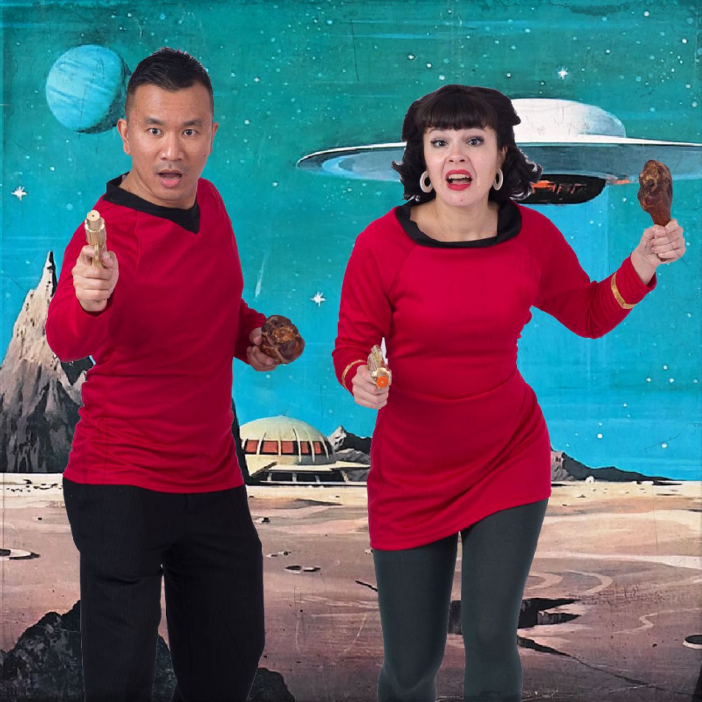 Review: Wacky Christmas in Spaaaaaaaace with CHRISTMAS IS BURNING at Café Nordo  Image